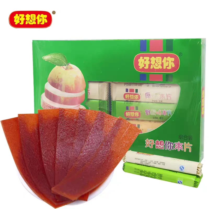 好想你红枣枣片360克新郑红枣片100片3口味混装特产零食