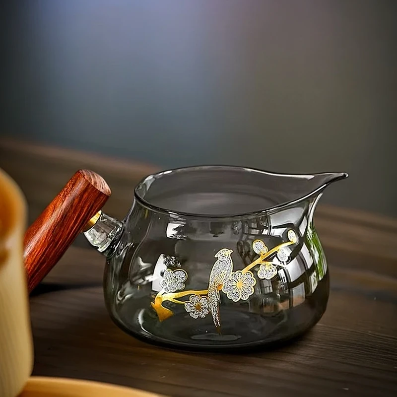 公道杯玻璃加厚耐热高档高硼硅2024新款泡茶海分茶器过滤功夫茶具