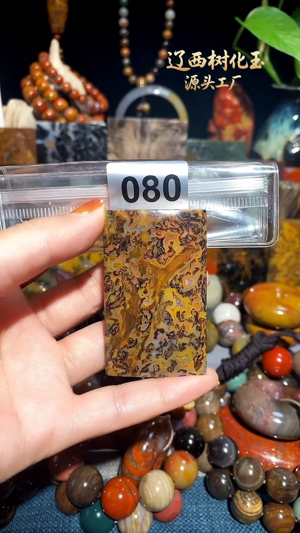 未镶嵌-硅化玉天然北票硅化玉吊坠