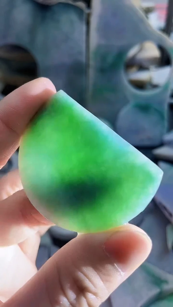 裸石翡翠天然A货翡翠板料