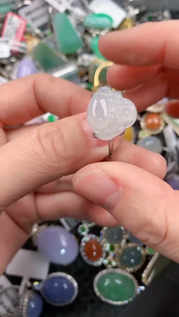 银S925镶嵌戒指翡翠11-11-11   10