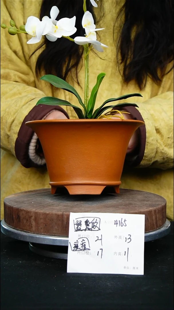 紫砂花盆4165痘痘紫砂花盆