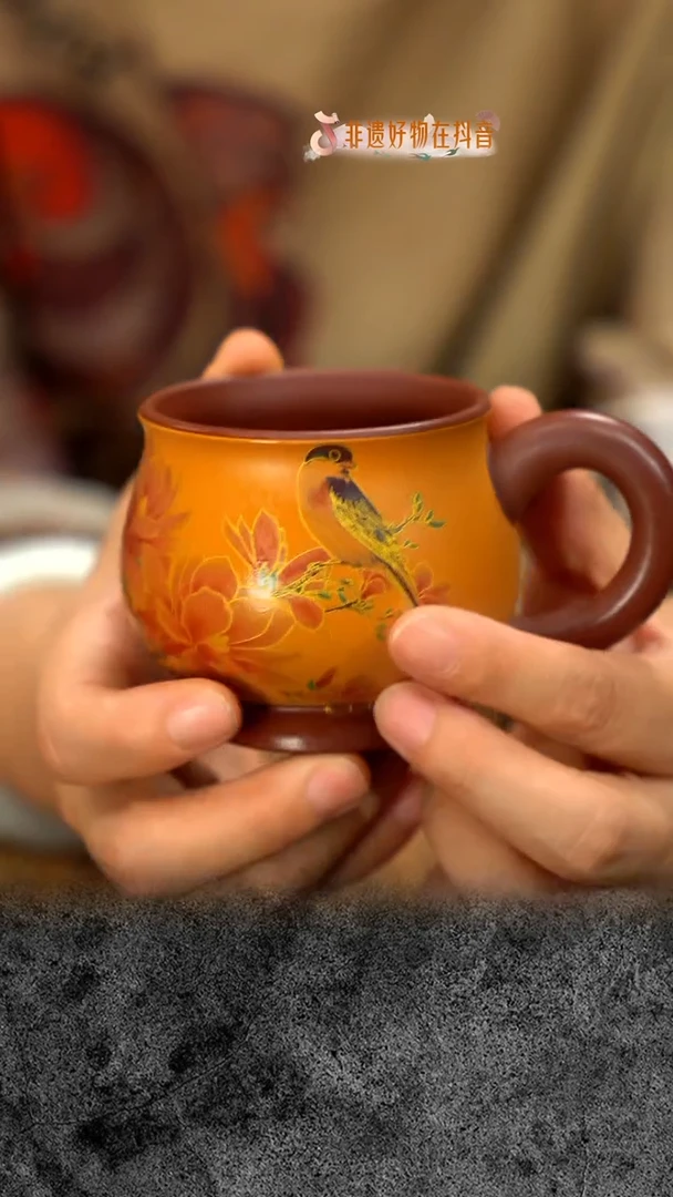 茶壶紫砂宜兴紫砂 紫砂雕塑 主人杯