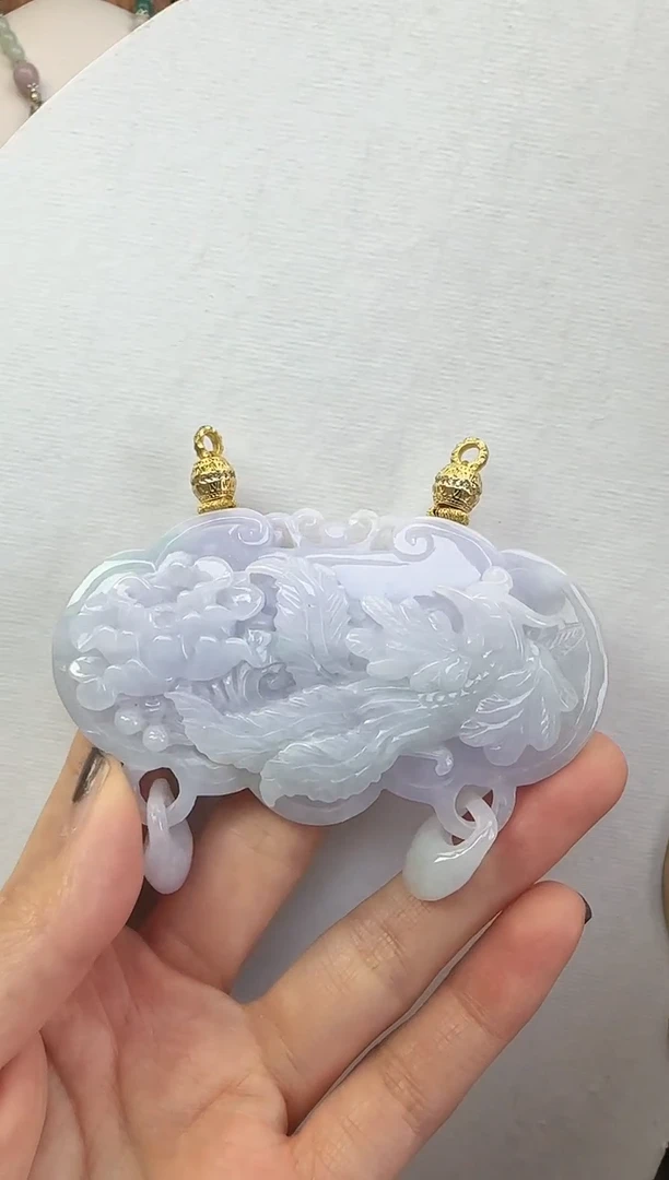 颈饰未镶嵌翡翠国风翡翠