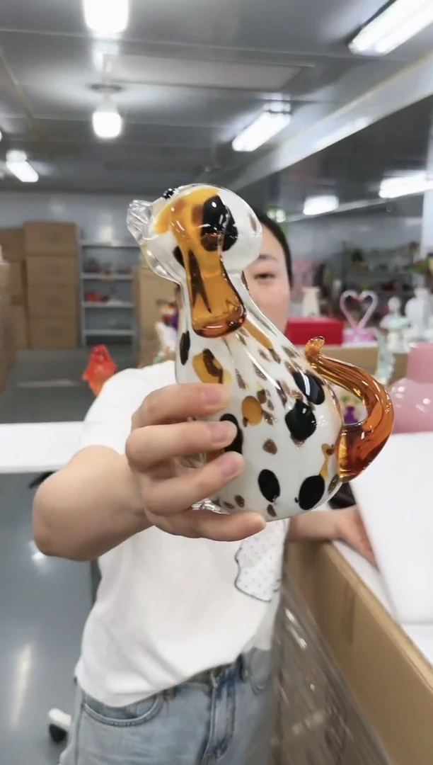 金沃水晶琉璃摆件    狗