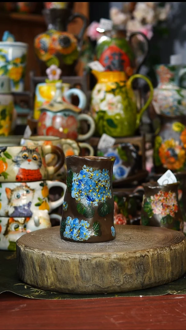 陶瓷141景德镇手工手绘釉下彩