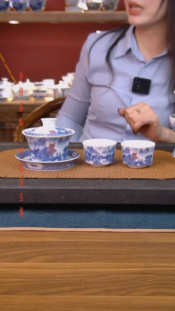 简装家用款3件套 白瓷陶瓷茶具