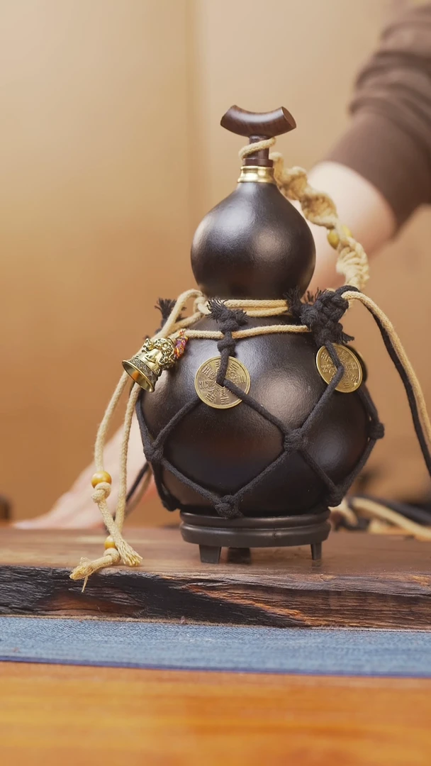 1932号链接精品大漆葫芦现货现发[一物一拍]