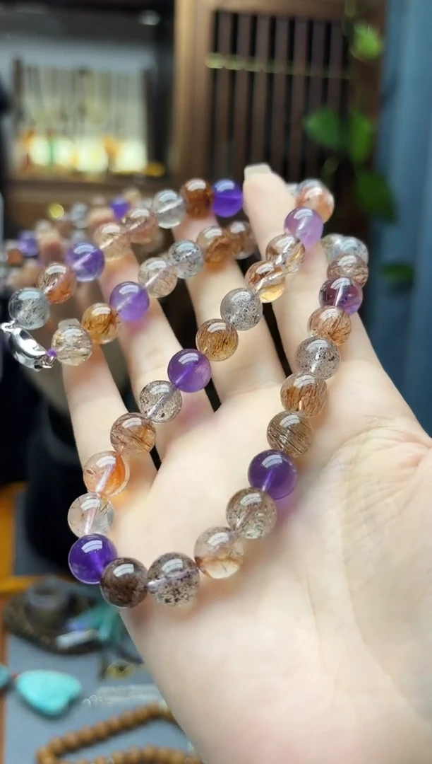 颈饰未镶嵌水晶超七水晶项链ZD