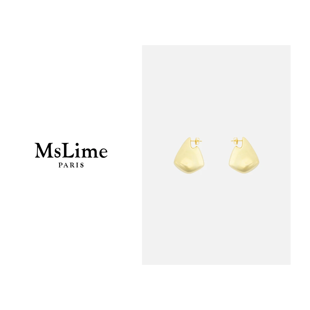 铜合金耳饰 王嬛嬛MsLime25年新款时尚休闲气质百搭耳钉 HC2C2137