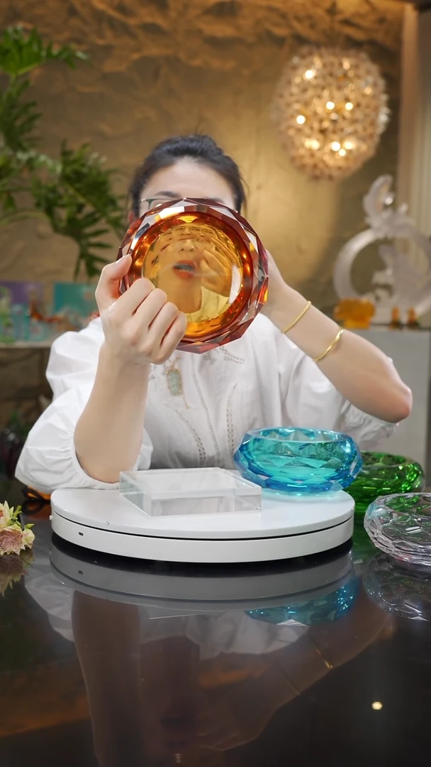 瓷片福利琥珀切面果碗