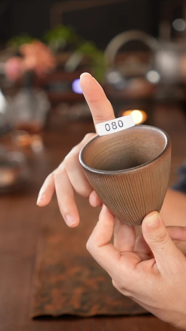 广西钦州坭兴陶纯手工纯柴烧杯100毫升