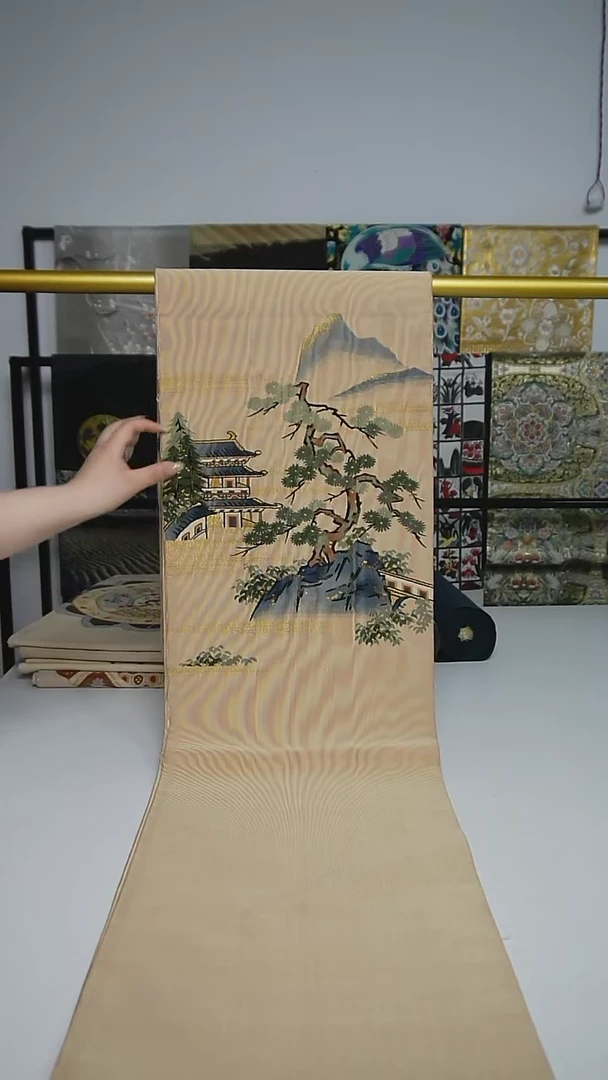 【闪购商品】织绣36 三通风景缂丝