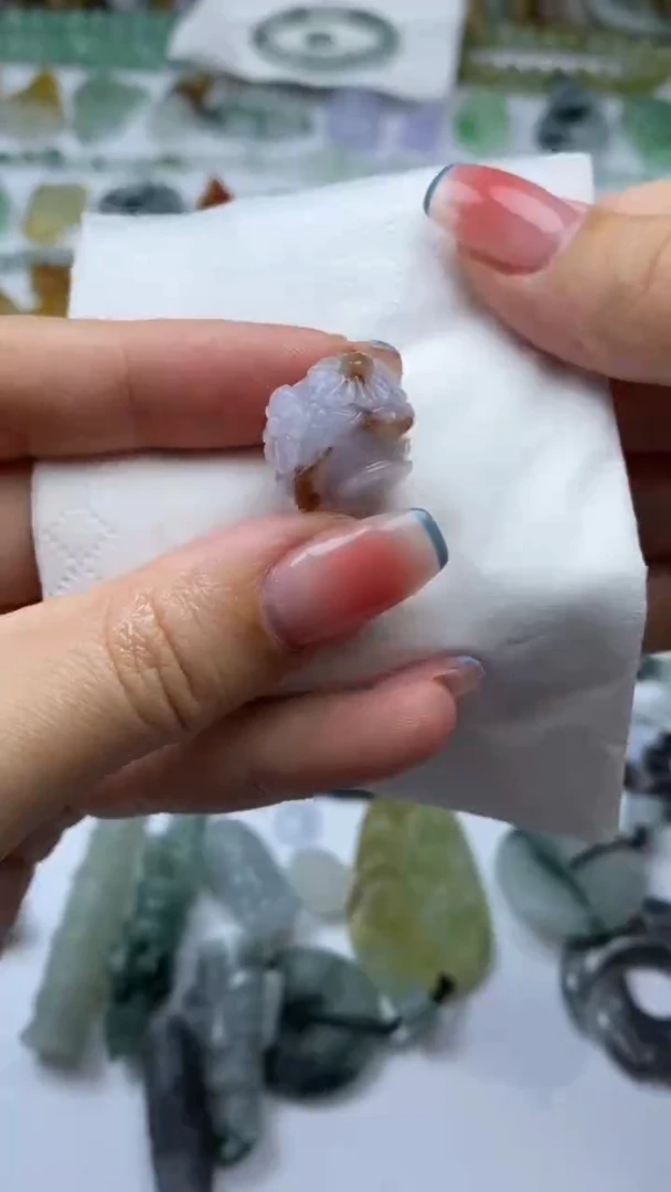 未镶嵌定制翡翠毛货定制不退不换