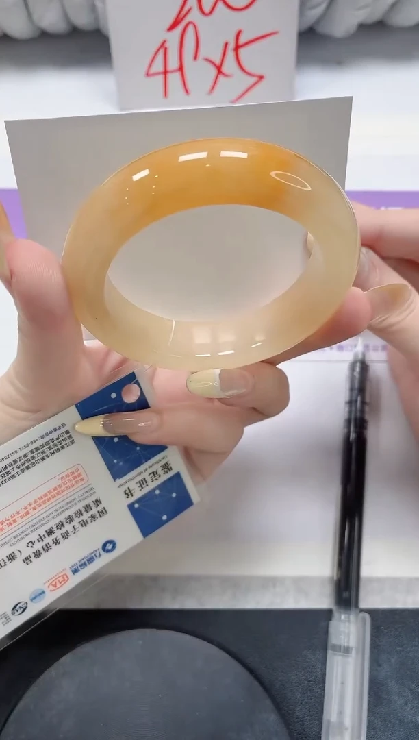 石英质玉手镯未镶嵌150-黄龙54.1