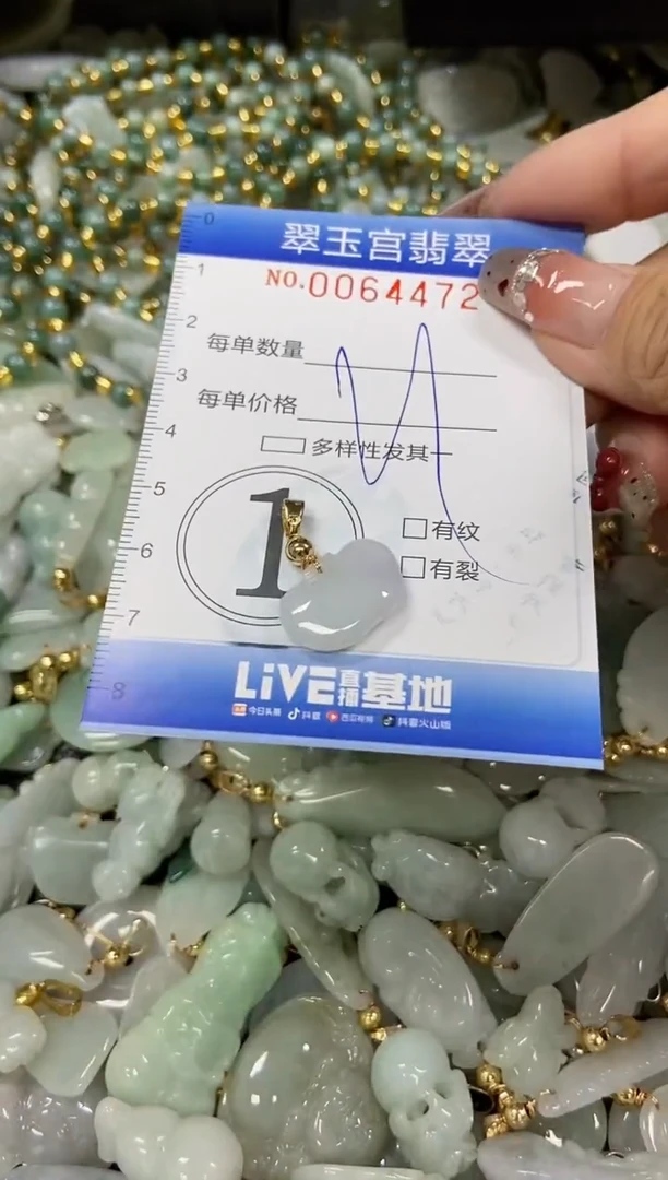 【闪购商品】翡翠颈饰未镶嵌闪购商品0064472