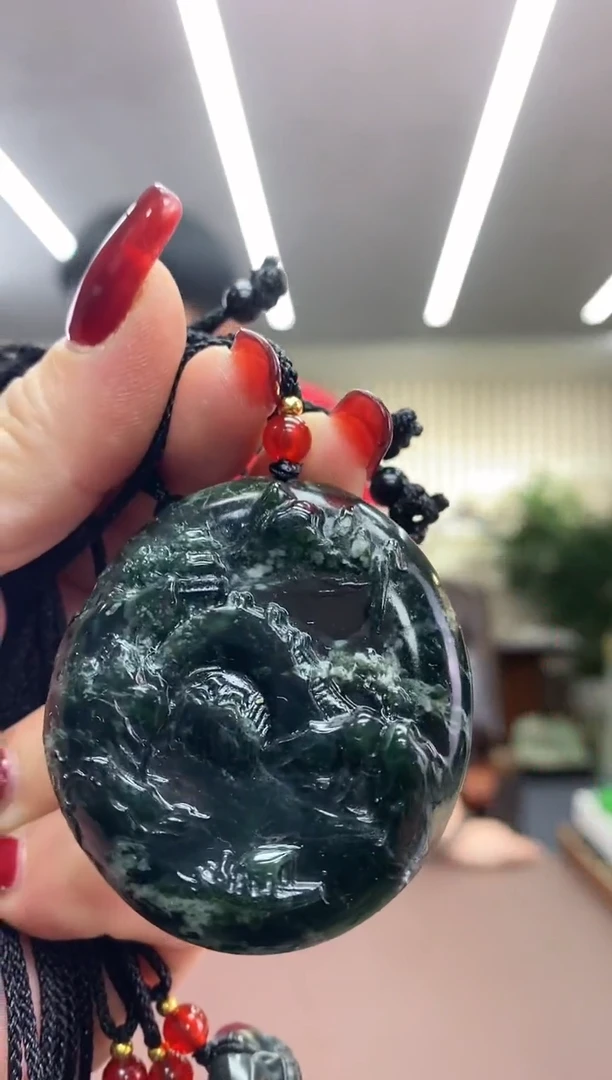 【闪购商品】岫玉山水牌未镶嵌多样式发货随机发一