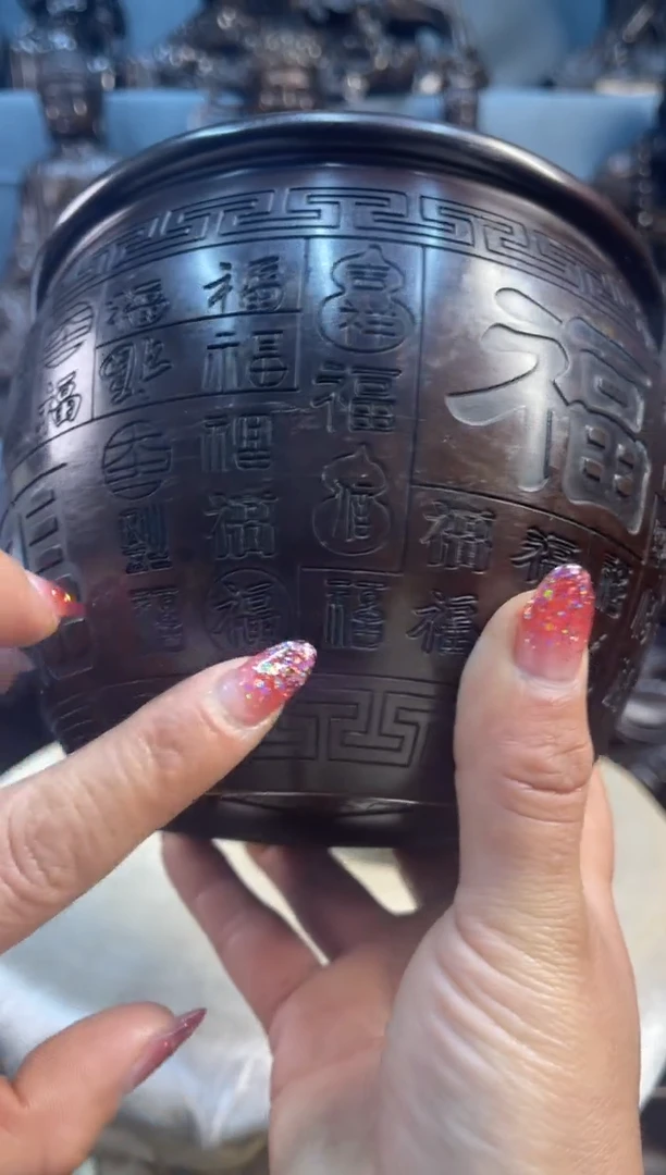 【闪购商品】1案台摆件 物品摆件大号百福缸