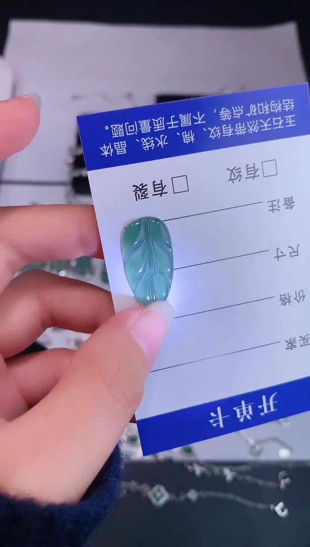 颈饰未镶嵌翡翠0芹0翡翠珠宝236