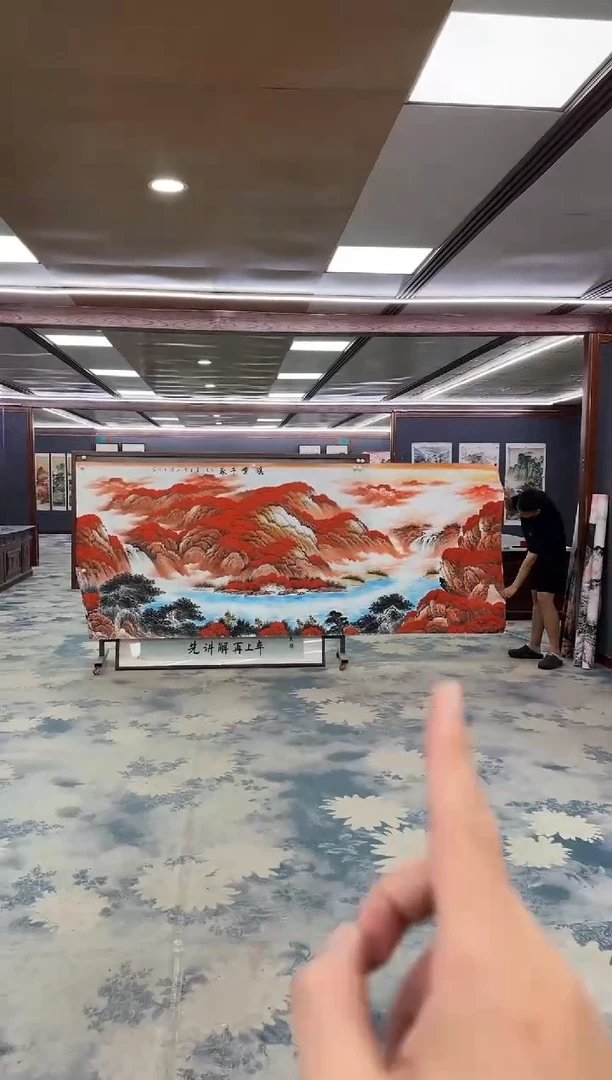 国画Z刘雪红-山水国画-大丈二
