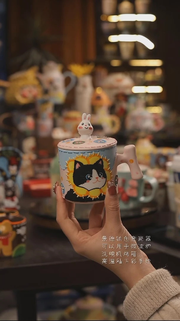 景德镇釉下彩绘设计师款式陶瓷