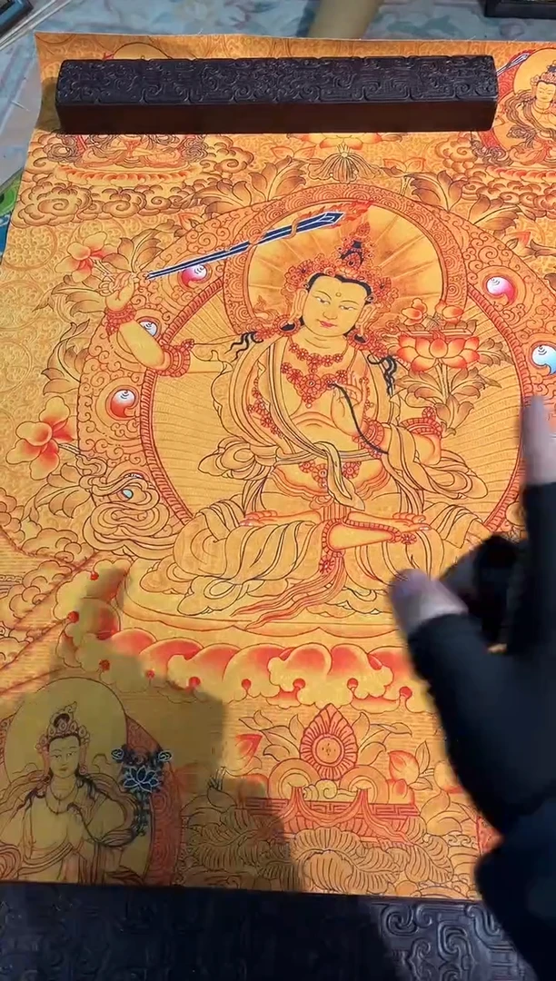 卷轴画路路的唐卡tk160