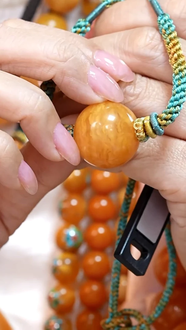 蜜蜡颈饰未镶嵌1065天然蜜蜡珠宝奇石云端妖孽全部保真