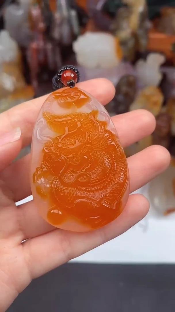 玛瑙/玉髓颈饰未镶嵌@***蒋AA