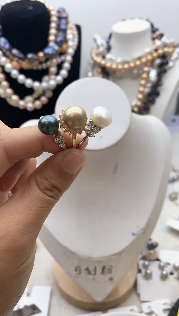 【闪购商品】淡水珍珠颈饰钛钢54