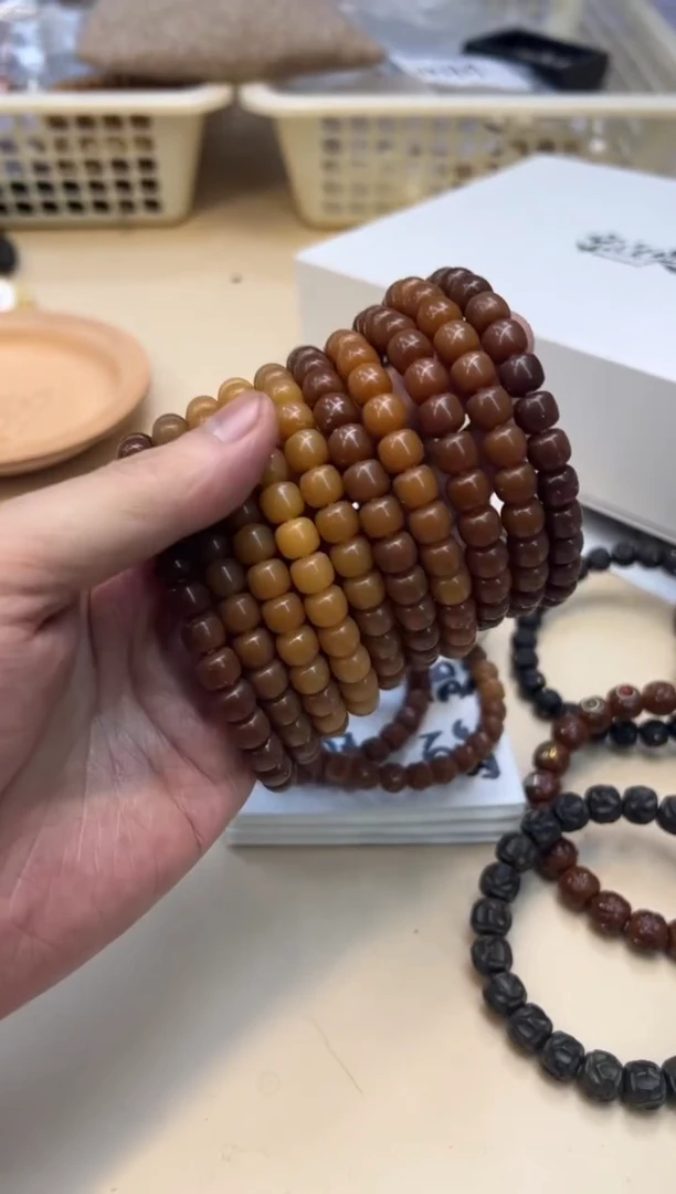 【闪购商品】菩提根/象牙果手串020804菩提根单圈多样性发其一