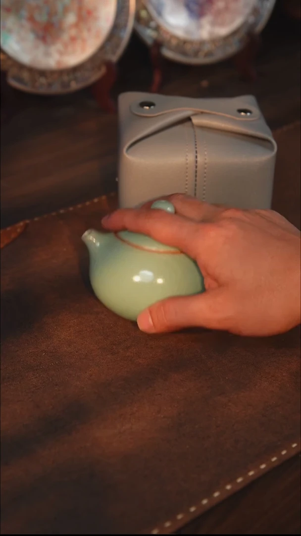 汝窑豆青经典西施壶