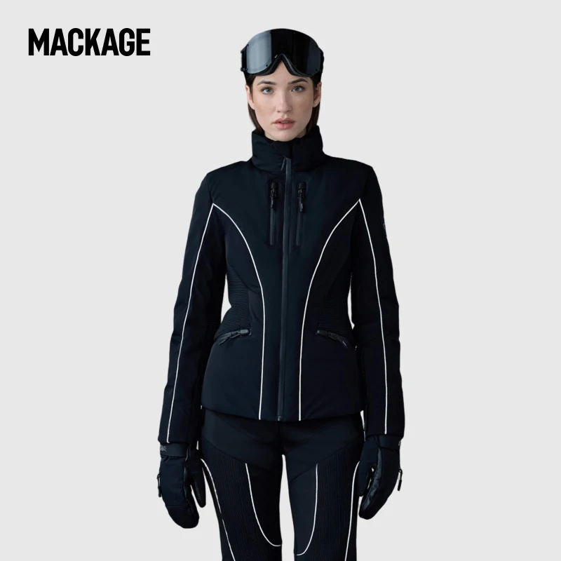 【甄选7折】MACKAGE女士 SANDRA针织拼接滑雪服夹克外套上衣