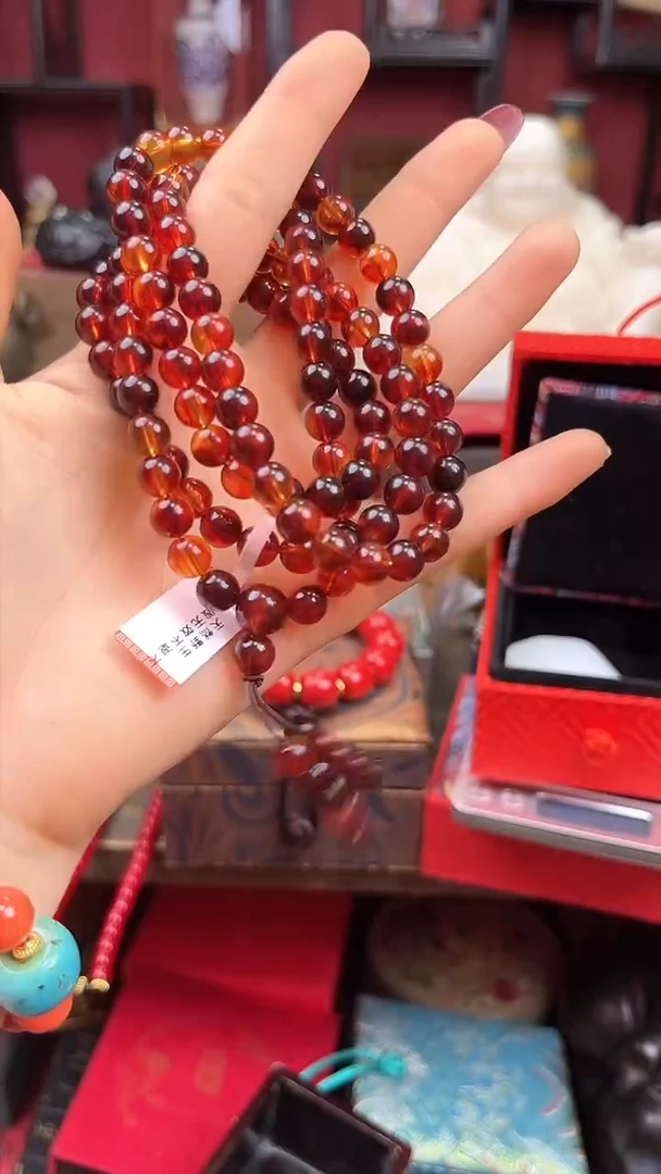 【闪购商品】琥珀颈饰未镶嵌老妹专属心意链接