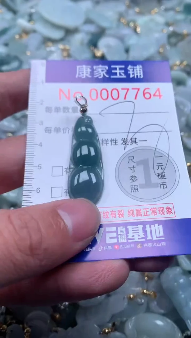 【闪购商品】翡翠吊坠(不含链)未镶嵌7764多样性发其一