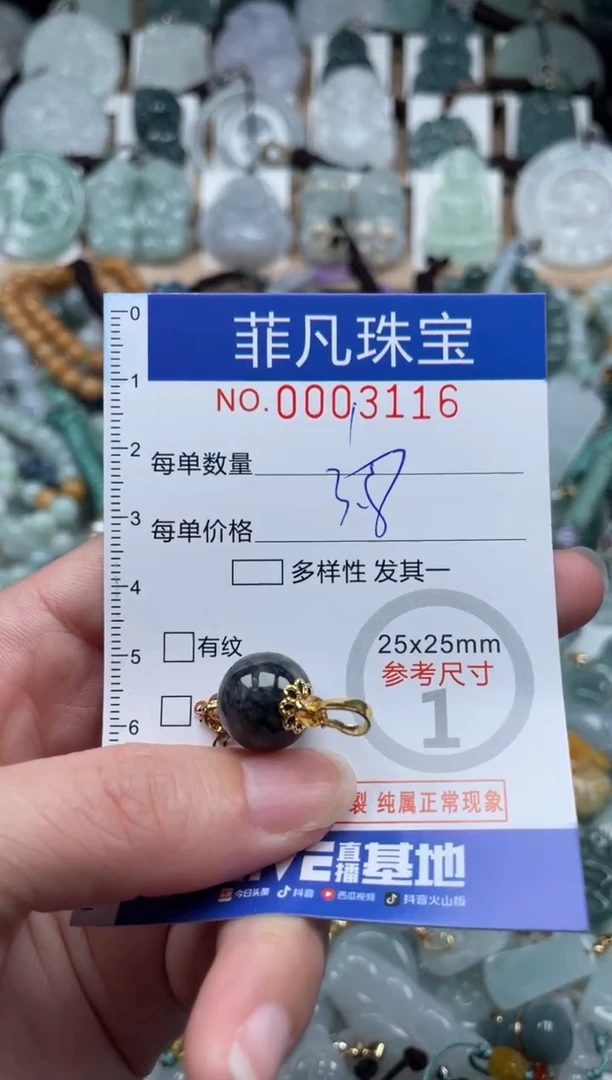 翡翠未镶嵌颈饰00..3116