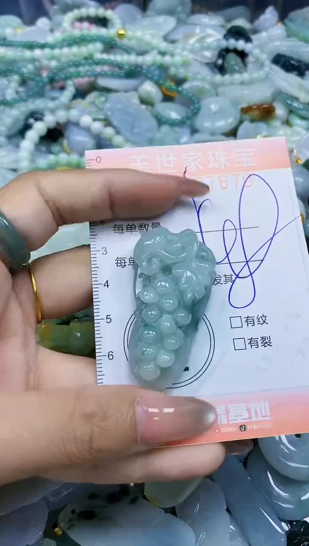 翡翠未镶嵌颈饰闪购0307670