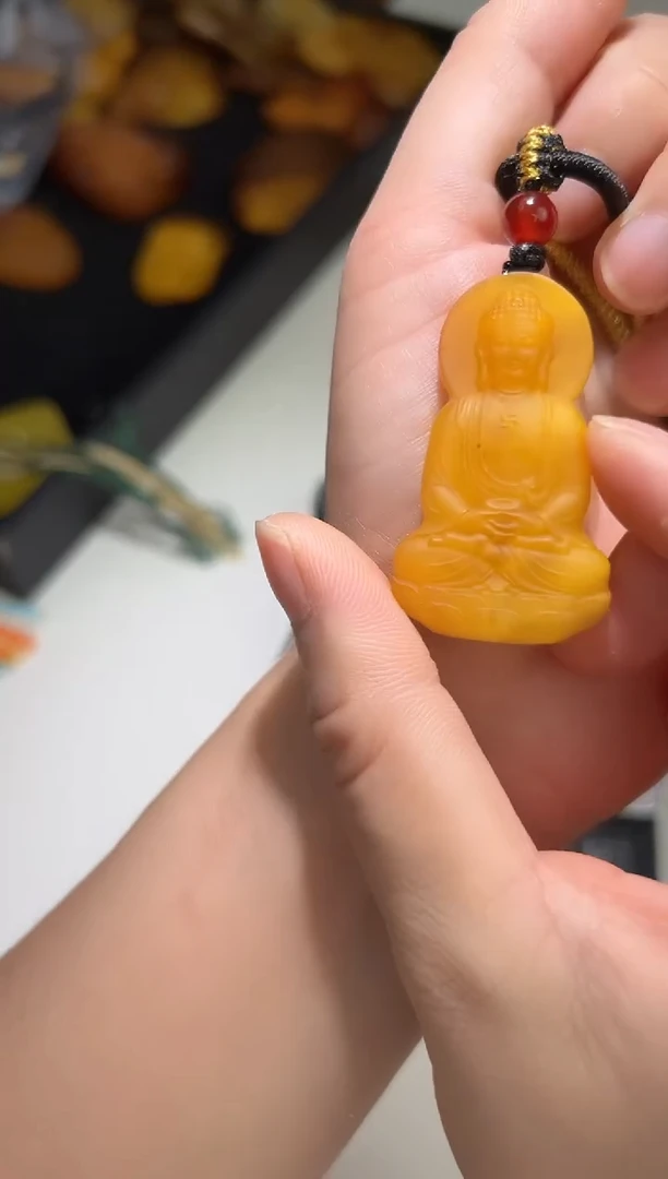 裸石琥珀未镶嵌琥珀蜜蜡吊坠