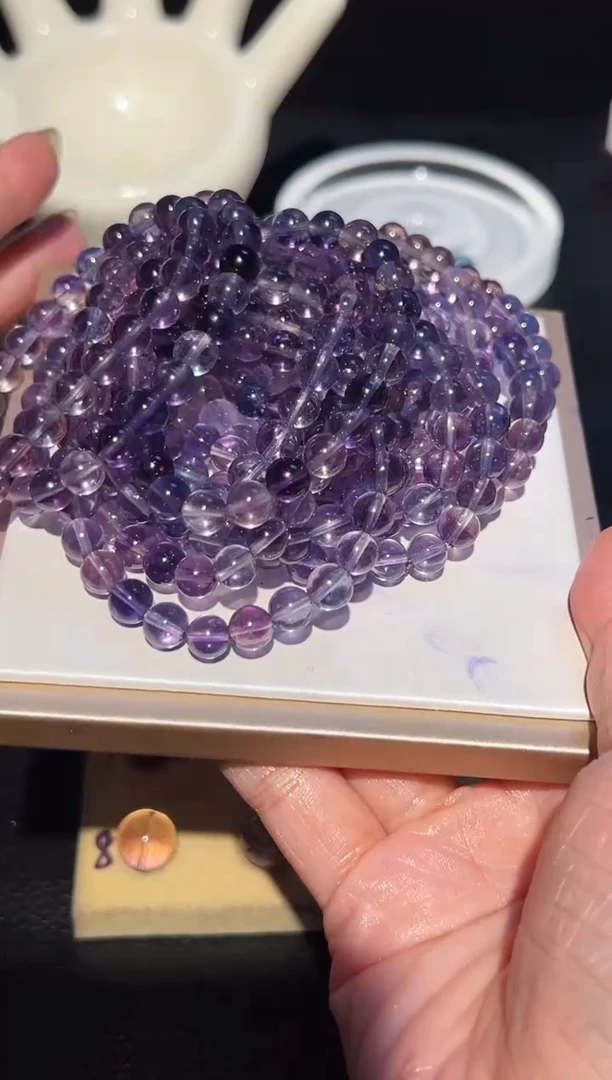 手串未镶嵌萤石卡7＋单圈多样性发其一