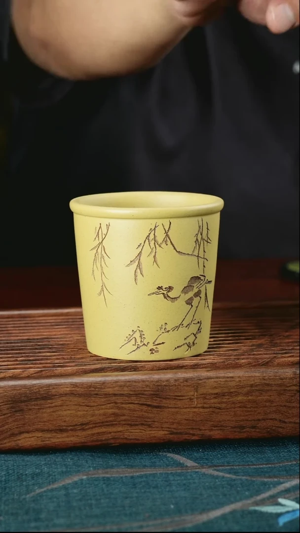 茶杯紫砂段泥风定含香