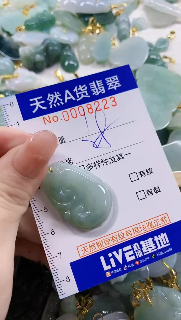 颈饰未镶嵌翡翠天然A货翡翠