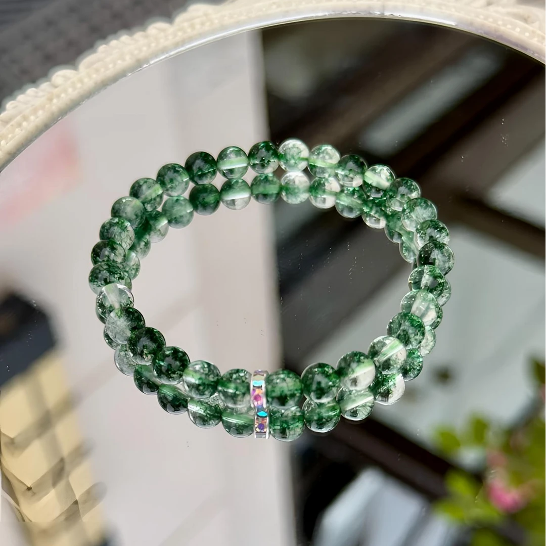 《小绿幽幽》优化天然水晶手链高品质手串