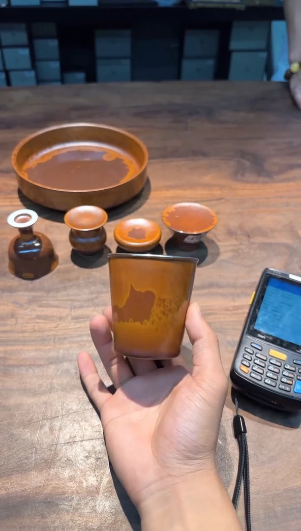 荣器 木首可乐杯