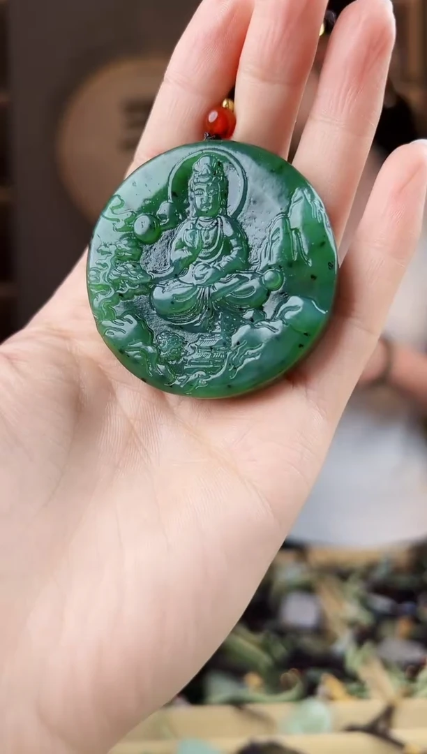 颈饰未镶嵌和田玉拍一发一，多样性发货