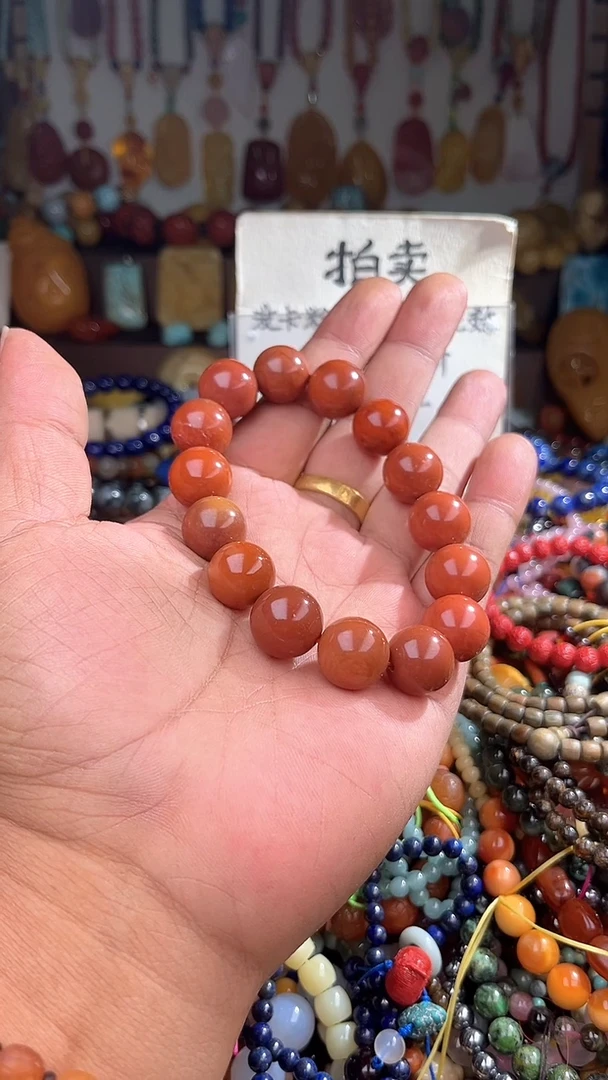 未镶嵌.南红玛瑙壮*妈一物一拍 004308