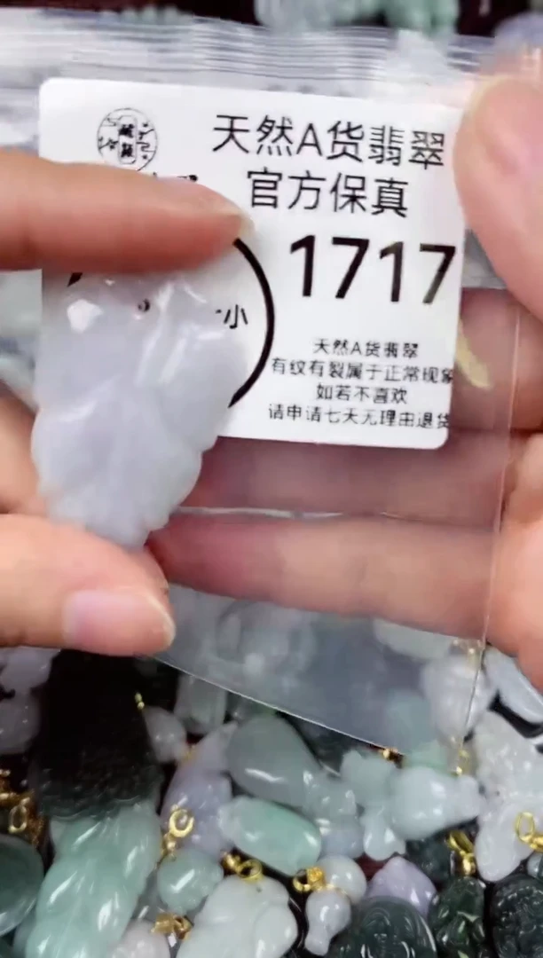 【闪购商品】翡翠颈饰未镶嵌天然A货翡翠1717