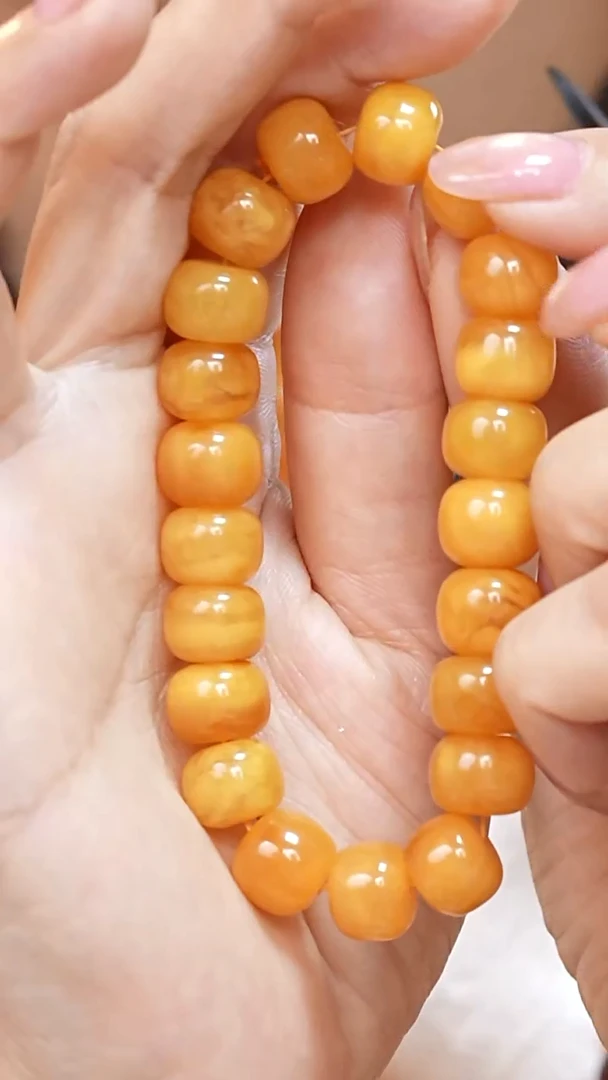 蜜蜡颈饰未镶嵌6175天然蜜蜡珠宝奇石云端妖孽全部保真