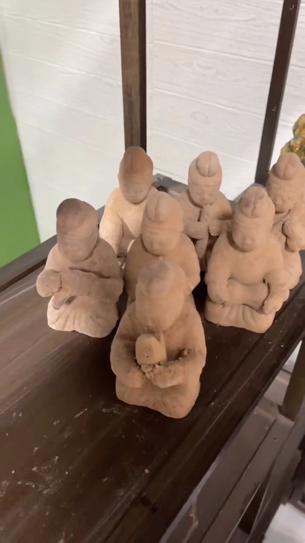 陶瓷唐三彩三个陶瓷品