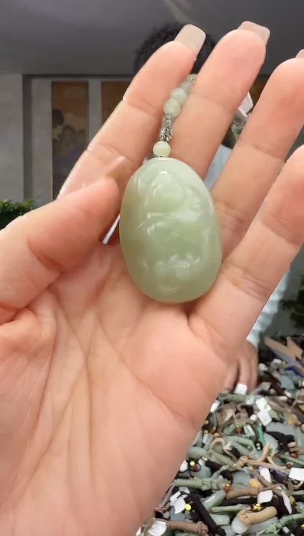 颈饰未镶嵌和田玉拍一发一多样性发货