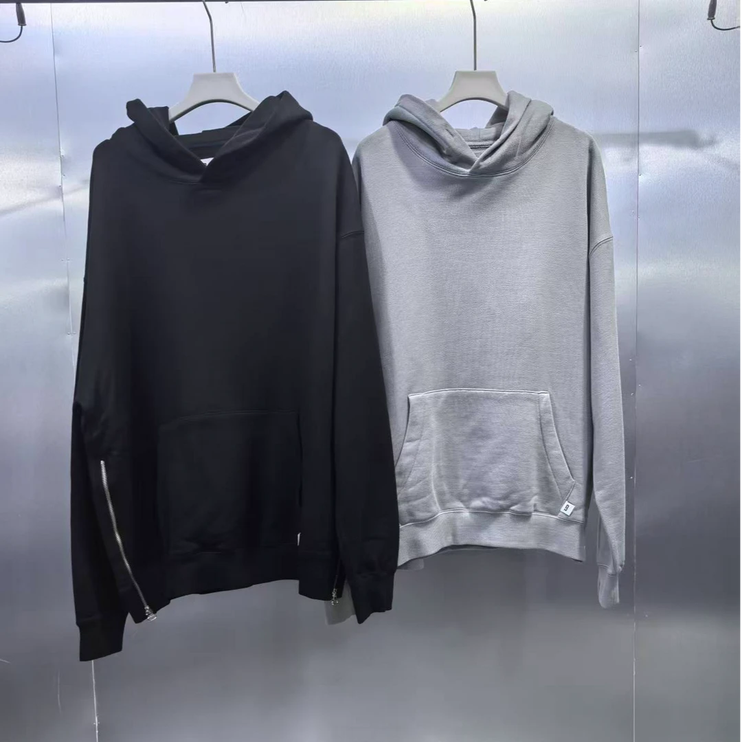 S04-92624-BRI春秋季连帽侧边半拉链设计时尚卫衣