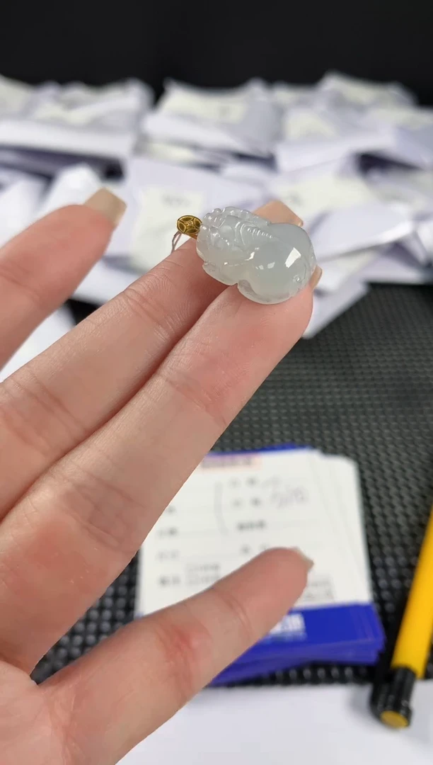 【闪购商品】翡翠颈饰18K金镶嵌翡翠107